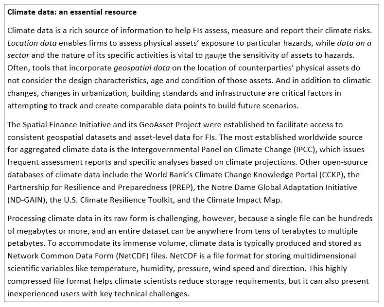 Climate data PoV box-out